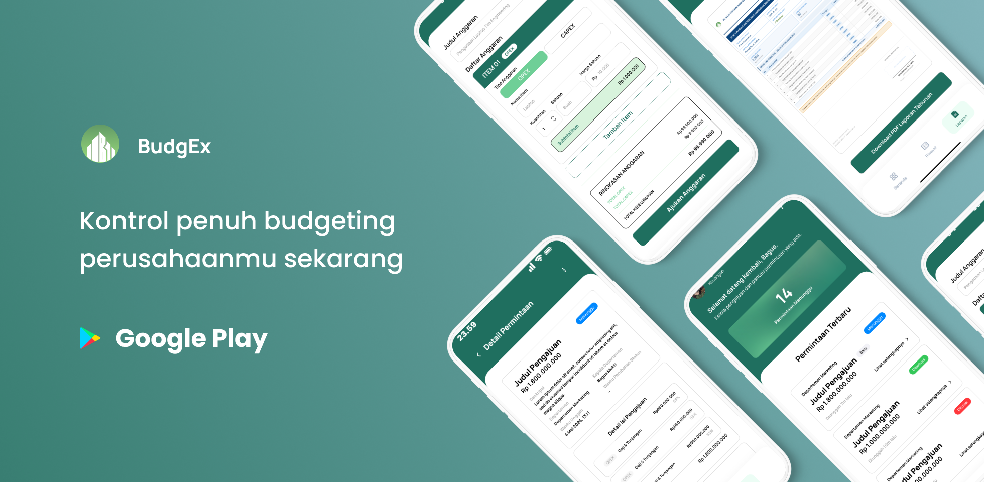 BudgeX — Budget Approval Flow