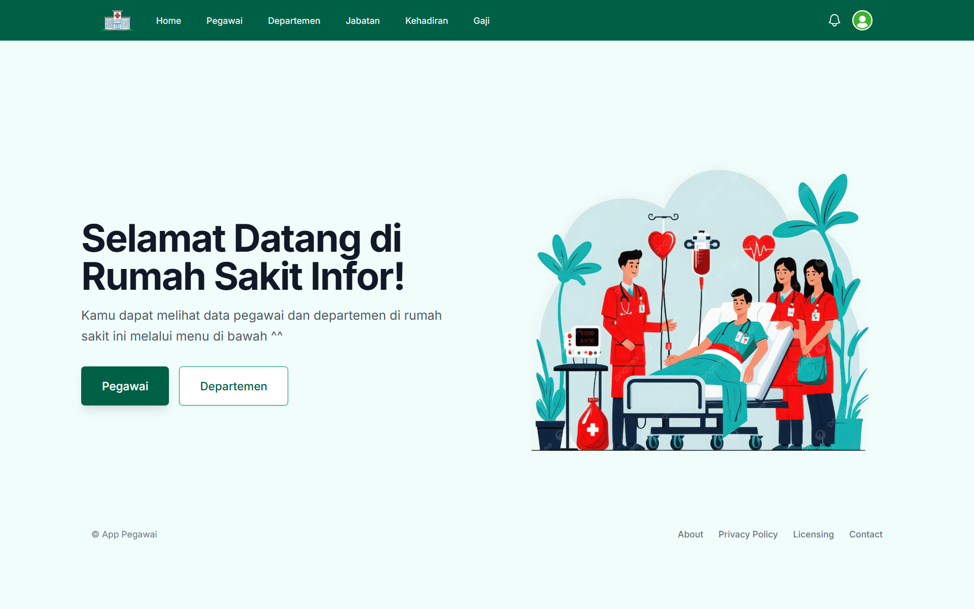 Sistem Informasi Pegawai Rumah Sakit